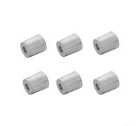 Set di anodi in alluminio pressofuso per protezione d'acqua dolce salata | Set da 6 pezzi, in lega di alluminio, resistente per galvanica, adatto a 2HP-125HP, acqua salata e dolce