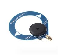 Set di antenne ad anello portatile Kit Antenna a ciambella 2 pezzi Antenna circolare con doppio Design per MediumWave ShortWave Radio Ent. Rosso e blu 160mm x 150mm x 110mm