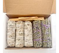 Set di antinfortuna naturali a con , lavanda e palo santo, per creare un' fresca e ambienti . Un'ottima idea regalo per l'aromaterapia domestica, che promuove la relax e di .