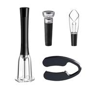 Set di apri del vino a pompa ad aria, set di apri a pompa a pressione 'aria, Facile rimoamento in sughero con taglierina per lamina, versante aeratore, tappo a vuoto, efficienti per donne, uomini per