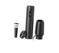 Set di apribottiglie elettrico in acciaio inox con bocca larga 35 mm e materiali sicuri per uso alimentare, set di accessori per club domestici