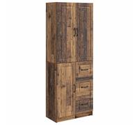 Set di armadi 2 pcs Legno antico Legno ingegnerizzato,Set di mobili-3416986