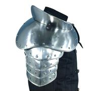 Set Di Armature Per Spalle In Acciaio Gotico Replica Churburg Larp Medievale