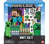 Set Di Arte Da Colorare Per Bambini Di Minecraft | Adesivi E Timbri