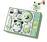 Set Di Articoli Di Cartoleria | Temperamatite Capibara E Panda Cancelleria | Necessari Scrivania Decorazione per Studenti Asilo Elementari Medie