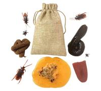 Set Di Articoli Scherzo per Bambini con Repliche Di Figure Di Insetti Realizzati In Materiale Morbido, Occasioni Festive Come Halloween O Il Giorno Di Innocenti Repliche Realistiche Di Cucar