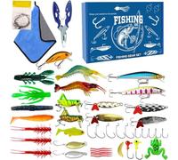 Set Di Artificiali Da,Scatola Attrezzi Da Realistica - Persico Crappie Trota | Per Uomini Papà tori Acqua Salata Acqua Trota Pesce Gatto Salmone Walleye