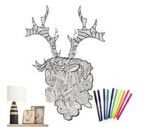 Set di artigianato per puzzle 3D - Kit da colorare per pittura, scatola per giocattoli educativi | Gioco di disegno portatile, per ragazzi giocattolo ma anche scarabocchi liberi