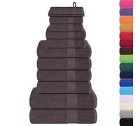 Set di asciugamani 12 pezzi FROGN Antracite 360 g/m²