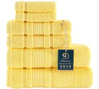 Set di asciugamani da bagno Qute Home da 6 pezzi, 100% cotone turco, asciugamani da bagno di qualit premium, morbidi e assorbenti, set di asciug
