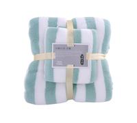 Set di asciugamani in cotone, portatile, riutilizzabile | Asciugamani da bagno per casa, viaggi, bagno, palestra, piscina, salone, campeggio, verde
