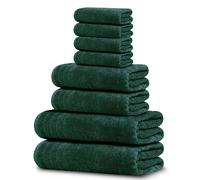 Set di asciugamani Tens Towels da 8 pezzi: 2 asciugamani da bagno extra large, 2 asciugamani per le mani, 4 salviette, 100% cotone, pi leggeri,