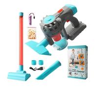 Set di aspirapolvere da gioco per bambini - Giocattoli interattivi di pulizia realistici per la casa imitazione set educativo di apprendimento creativo giochi di ruolo Promozione delle abilità