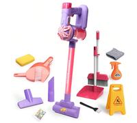 Set di aspirapolvere multifunzionale per bambini - Set di pulizia e spazzatura, attrezzi per le faccende domestiche e giochi di pulizia finta, giocattolo interattivo per la simulazione della pulizia n