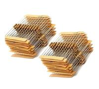 Set di assortimento di resistori da 0,5 watt, resistore a pellicola di carbonio fai-da-te Pacchetto assortito di resistenza ad anello colorato da 1 / 2W AMNzOgOdL