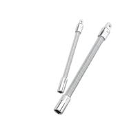 Set di aste di prolunga per chiavi a bussola in cromo-vanadio - 3 oltre 8 e 1 oltre 4 prolunghe a manicotto pieghevole per spazi ristretti 145 mm 200 mm strumento di riparazione automatica