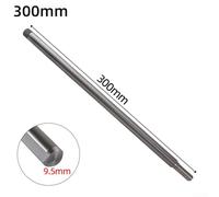 Set di aste di prolunga per sega a tazza compatibile con seghe a tazza triangolari per tagliare plastica, lamiera di ferro sottile, lega di alluminio e materiali in legno (300 mm)