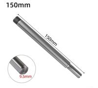 Set di aste di prolunga per sega a tazza compatibile con seghe a tazza triangolari per tagliare plastica, lamiera di ferro sottile, lega di alluminio e materiali in legno (150 mm)