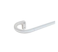 Set di aste per oscuramento della stanza da 5/8", 71-122 cm, colore: bianco