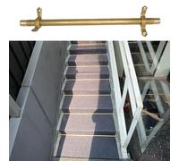 Set di aste per scale, struttura in ottone resistente per tappeti, protegge le scale in legno, ideale per interni ed esterni