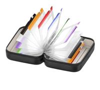 Set Di Astucci Impermeabili Per Pillole Set portapillole impermeabile, 14 sacchetti interni, guscio resistente allo schiacciamento da 7 a giorni for medicinali(Black)