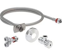 Set di attacchi per acqua Geberit per cassetta da incasso 12 cm, per piani WC AquaClean Tuma - 147.035.00.1