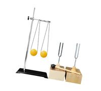 Set di attrezzature didattiche per l'insegnamento della fisica del suono, progettato per esperimenti in on scatola di risonanza e diapason, scatola di risonanza e diapason, set