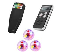 Set di attrezzature per la caccia ai fantasmi, rilevatore di fantasmi elettromagnetici, registratore vocale EVP digitale da 32 GB e palline di movimento luminose, kit completo per indagini paranormali
