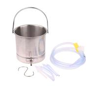 Set di attrezzature per la pulizia di alta qualità con secchio per la pulizia in acciaio inossidabile con capacità di 1,6 litri con ugelli Set colon domestico Secchio per la pulizia del colon duraturo