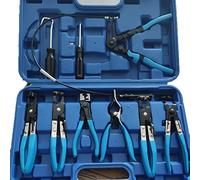 Set di attrezzi attrezzi da lavoro 9Pcs Set di pinze per fascette stringitubo automatiche Set di strumenti di riparazione per auto di tipo flessibile per cavi di filo