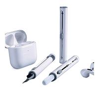 Set di attrezzi attrezzi da lavoro Auricolari Bluetooth Auricolari Pen Brush Cuffie wireless Strumenti per la pulizia della custodia(New White)