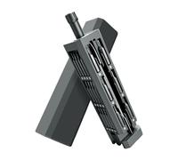 Set di attrezzi compatto per la conservazione dei telefoni tra cui guide attraenti per un facile smontaggio e pulizia dell'elettronica. Set di suddivisioni magnetiche