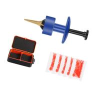 Set di attrezzi compatto per pesca a vite senza fine, con custodia per la preparazione della pesca d'acqua dolce, strumento di caricamento di vermi del sangue, gancio vivo, aiuto per la preparazione