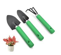 Set Di Attrezzi Da Giardinaggio 3 Pezzi In Acciaio Inossidabile | Attrezzi Da Giardinaggio Per Potatura E Per Vasi Da Terrazzo Spiaggia Balcone Uomini Donne Anziani Regalo