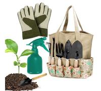Set Di Attrezzi Da Giardinaggio | Attrezzature Da Piantumazione All'Aperto - Set Di Utensili Manuali Da Giardino | Per Giardinieri Principianti Papà Nonno Nonna Uomini e Donne Famiglia Amici