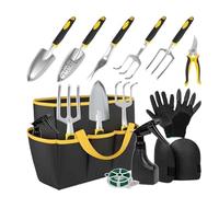 Set Di Attrezzi Da Giardinaggio In Lega Alluminio Utensili Manuali For Piantare Resistenti Alla Ruggine Antiscivolo Kit Pala Giardino For Diserbo Risparmia Energia E Tempo