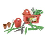 Set di attrezzi da giardinaggio per bambini in cestino