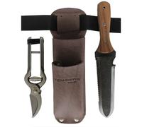 Set di Attrezzi da Giardinaggio Vintage con Coltello da Scavo Hori-Hori e Forbic