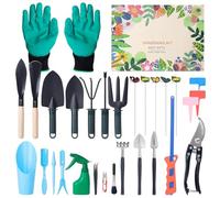 Set di attrezzi da giardiniere | Kit da giardinaggio multifunzionale con calendario conto alla rovescia di 24 giorni | donne, madri, appassionate di giardinaggio, esterno, interno, casa, prato, parter