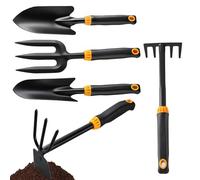 Set di attrezzi da giardino - 5 strumenti per mani in parte giardino gartenset pala da giardino set di utensili da giardino | Pale in acciaio inossidabile giardinaggio pala in legno pala
