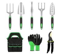 Set di attrezzi da giardino | 8 pezzi Set portatile di input per scavare e piantare - Kit di attrezzi manuali giardino floreale per far cadere terra trapiantare pulire potatura amatoriale