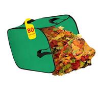 Set di attrezzi da giardino pieghevole per raccolta di detriti di foglie in poliestere con borsa da giardino di rinforzo in filo di acciaio