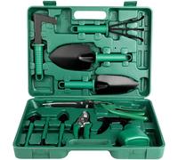Set di attrezzi da giardino, regalo di giardinaggio 10 pezzi di set di attrezzi manuali per piante, adatto per giardinieri di donne e uomini