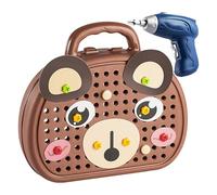 Set di Attrezzi da Gioco per Bambini Piccoli - Gioco Simbolico di Costruzione con Apprendimento STEM | Gioco di Apprendimento Prescolare per Bambine dai 3 Anni in Su