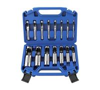 Set di attrezzi manuali resistenti per cinture, borse, cinturini per orologi, include 15 fustelle in pelle