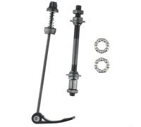 Set di attrezzi per asse anteriore e posteriore a sgancio rapido, in acciaio, con cuscinetti per mozzo da 25 mm, compatibili con la maggior parte delle biciclette a 6, 7, 8 velocità (posteriori)