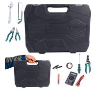 Set di attrezzi per auto, attrezzatura multiuso portatile con 39 pezzi, kit di attrezzi per auto, per veicoli interni e furgoni, barche, campeggio, viaggi e SUV