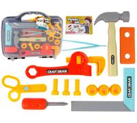 Set di attrezzi per bambini nella valigetta