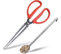 Set di attrezzi per caminetti in acciaio con manico ergonomico e paletta per ceneri per una manutenzione efficiente e resistente alla temperatura