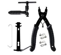 Set di attrezzi per catena per bicicletta 3 in 1, kit di attrezzi per la catena della bicicletta, strumento per la rimozione del collegamento a catena e della catena della bicicletta, pinza e